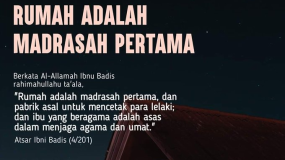 Hilangnya Madrosah di Rumah Kita