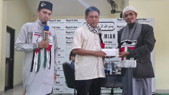 Pengurus Masjid Al-Jihad Mengadakan Kajian dan Penggalangan dana Untuk Palestina