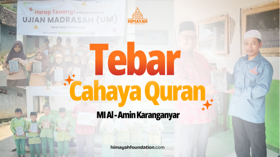 Dukung Semangat Mengaji, Himayah Foundation Salurkan 30 Mushaf untuk Santri MI Al-Amin Karanganyar