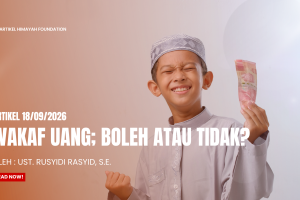 Wakaf Uang; Boleh atau Tidak?