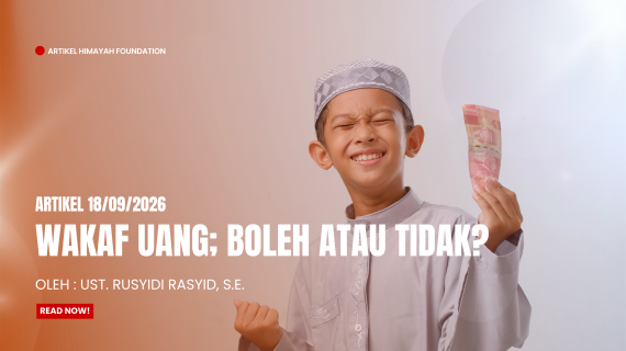 Wakaf Uang; Boleh atau Tidak?